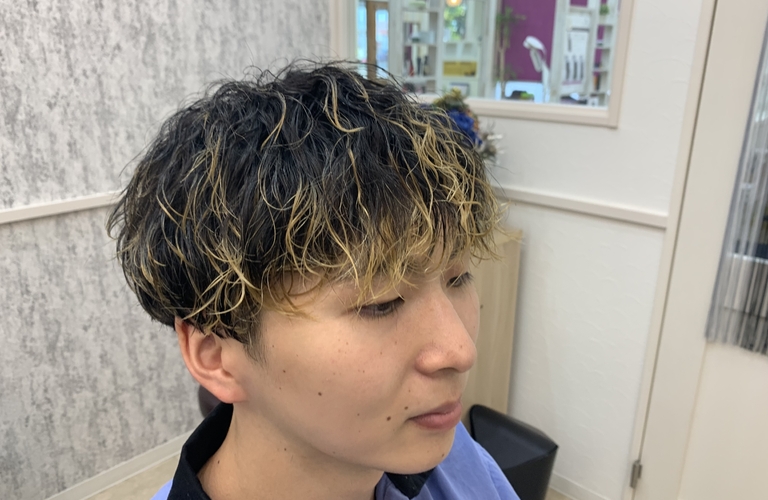 【ニュアンスで魅せる】おしゃれなメンズパーマスタイルなら真岡市の美容室Organic&Relaxationsalon LUXIS